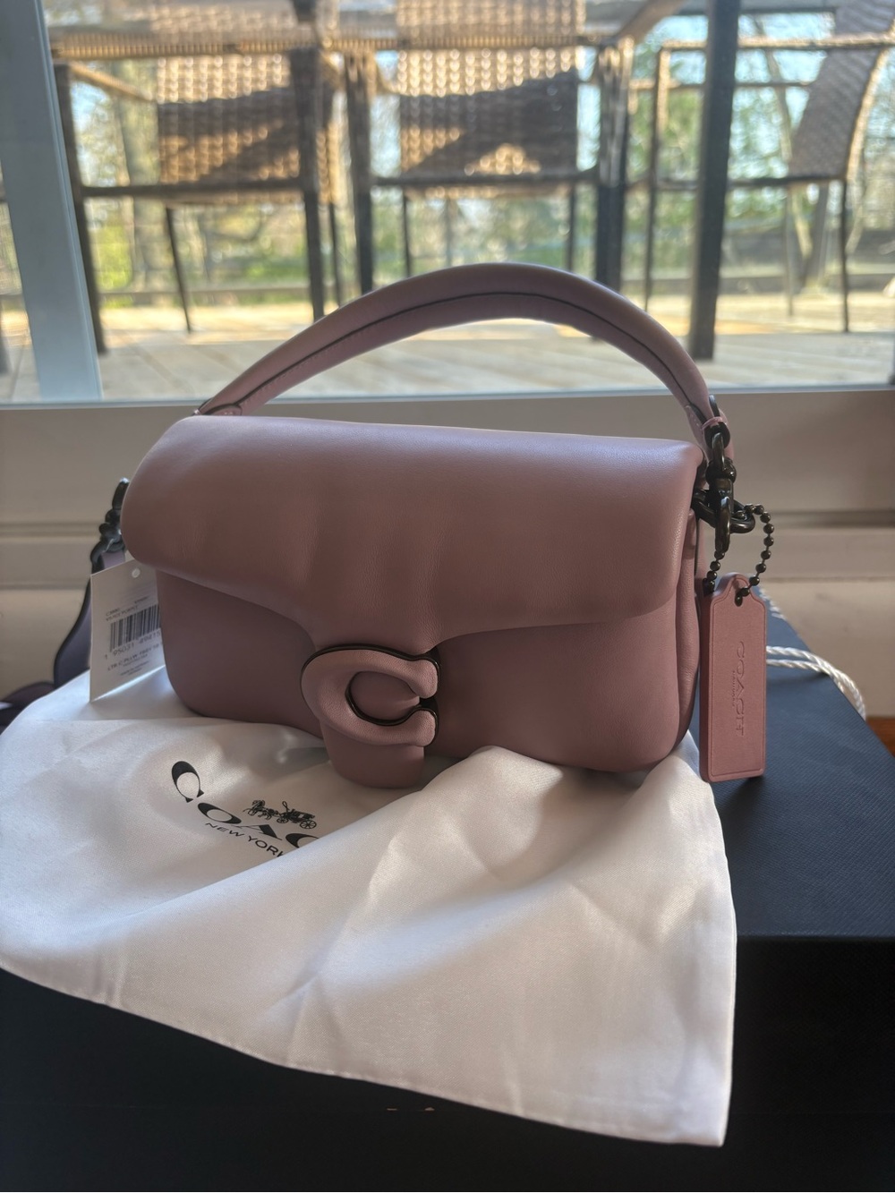 Coach Pillow Tabby Shoulder Bag in Dusty Rose